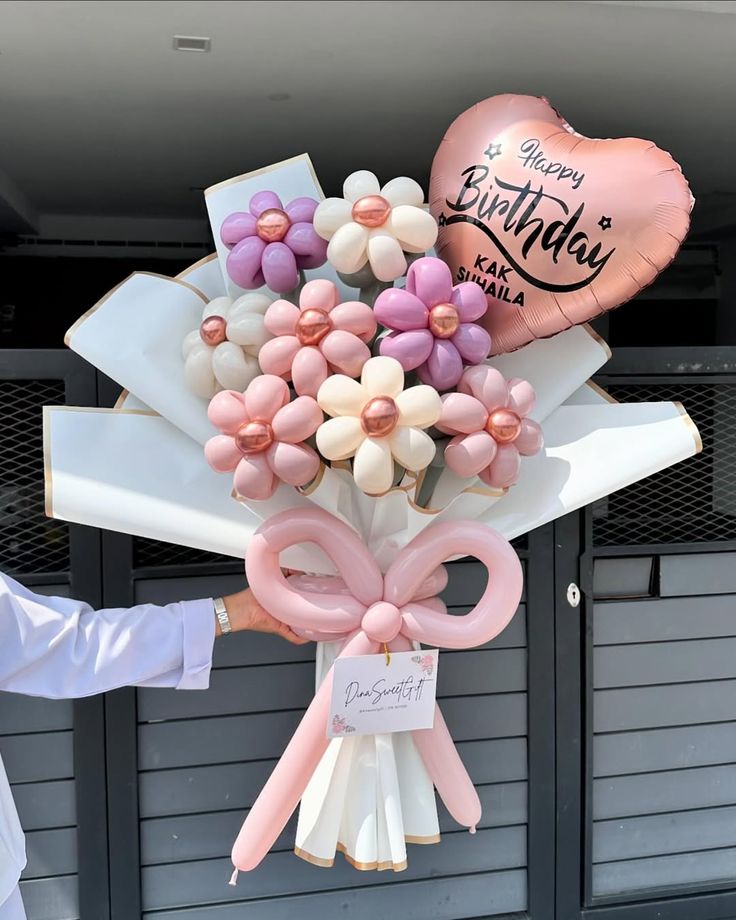 Quà tặng bóng sinh nhật Balloon Flower Bouquet 01
