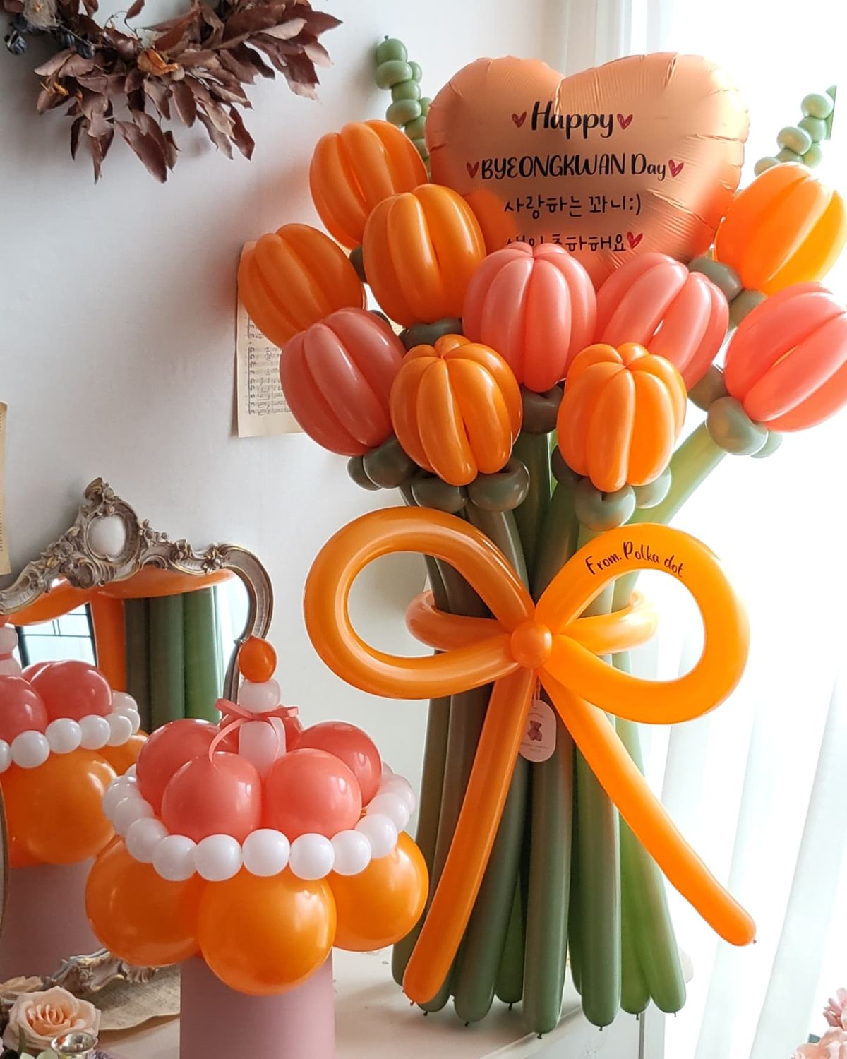 Quà tặng bóng sinh nhật Balloon Flower Bouquet 03