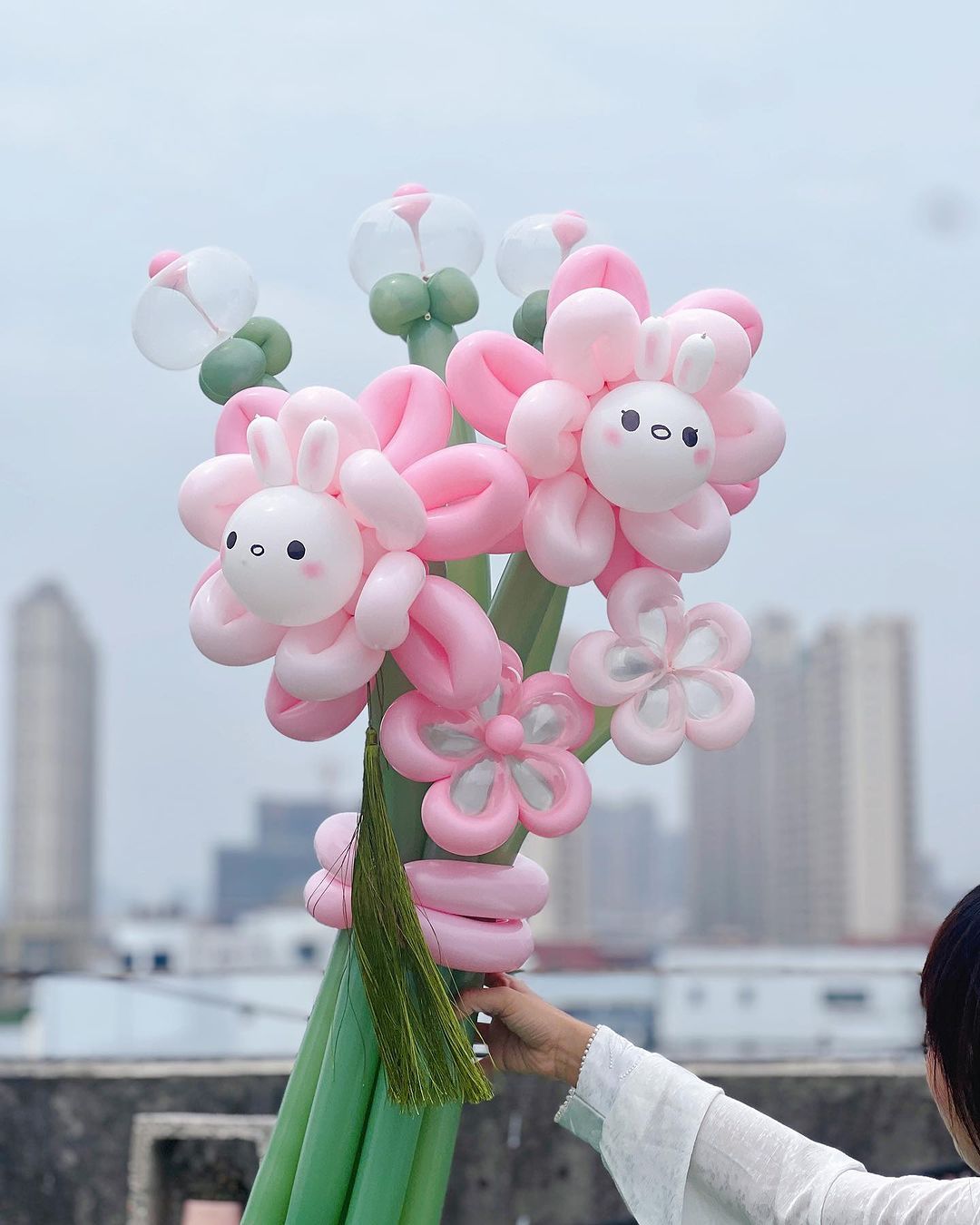 Quà tặng bóng sinh nhật Balloon Flower Bouquet 08